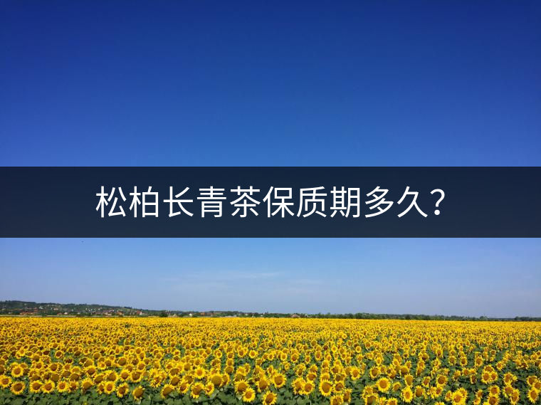 松柏長青茶保質(zhì)期多久？