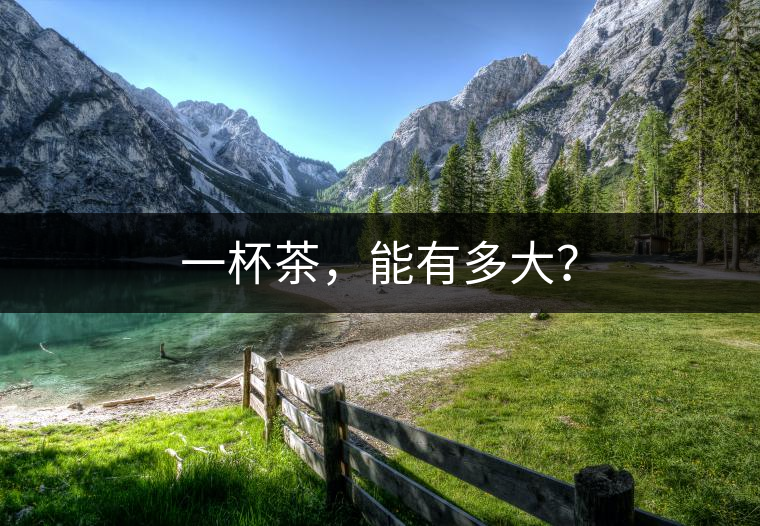 一杯茶，能有多大？