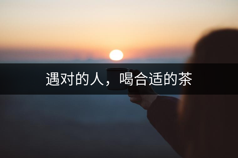 遇對(duì)的人，喝合適的茶