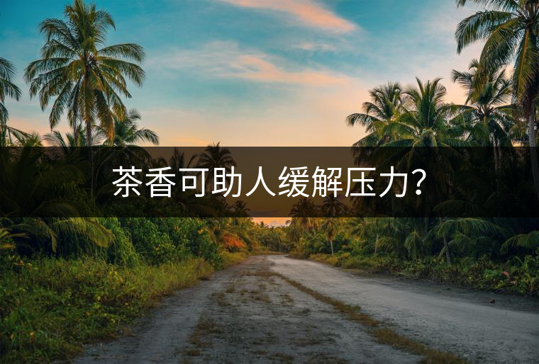 茶香可助人緩解壓力？