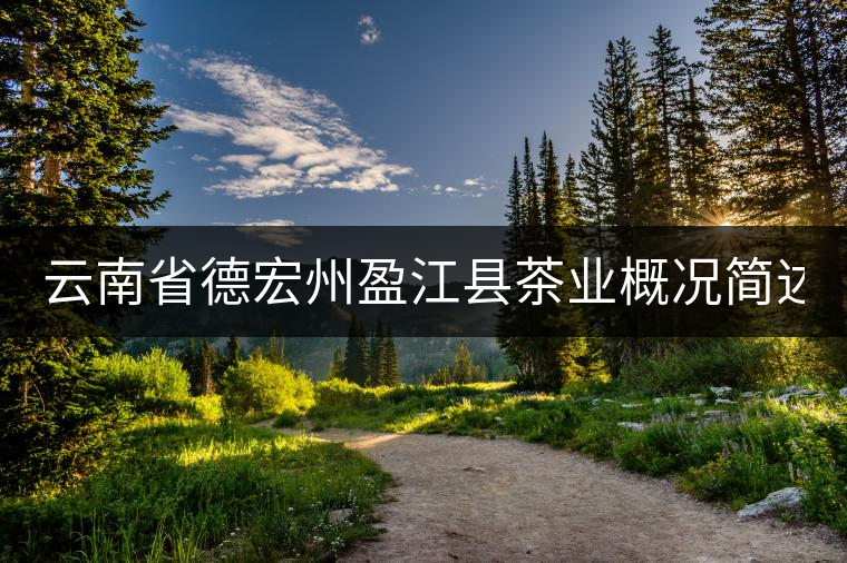 云南省德宏州盈江縣茶業(yè)概況簡述(第三話) 云南省德宏州盈江縣茶業(yè)概況簡述(第三話)