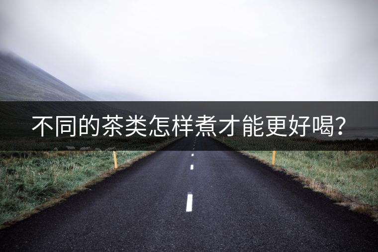 不同的茶類怎樣煮才能更好喝？