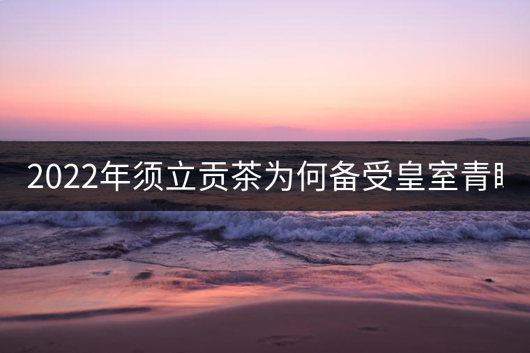 2022年須立貢茶為何備受皇室青睞!揭秘！