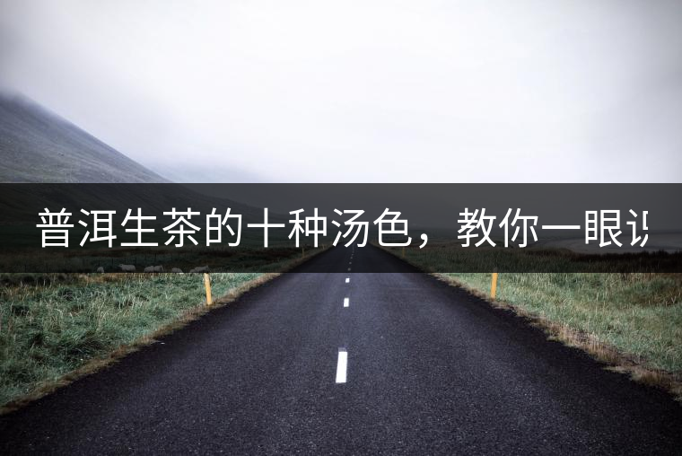 普洱生茶的十種湯色,教你一眼識(shí)別? 普洱生茶的十種湯色,教你一眼識(shí)別?