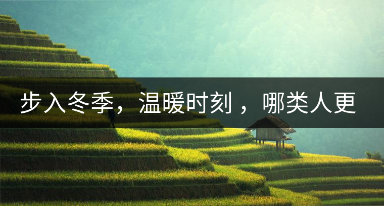 步入冬季，溫暖時(shí)刻 ，哪類人更適合 喝普洱熟茶