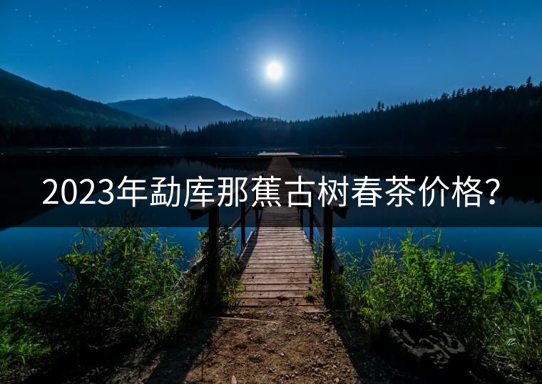 2023年勐庫(kù)那蕉古樹春茶價(jià)格？