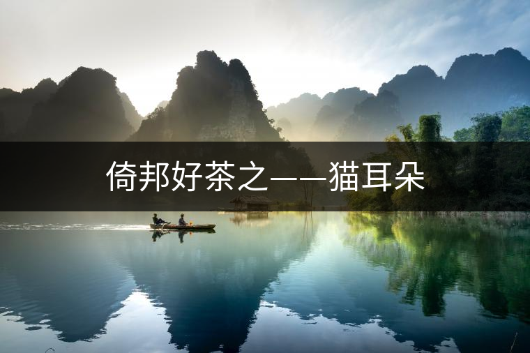 倚邦好茶之——貓耳朵