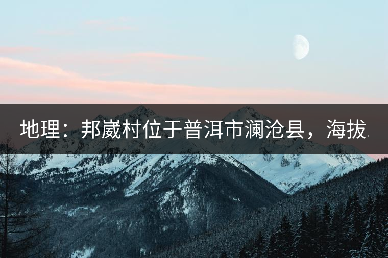 地理：邦崴村位于普洱市瀾滄縣，海拔1800-2000多米，這里的古樹(shù)茶被原始森林環(huán)抱，遠(yuǎn)離塵囂污染，沒(méi)有農(nóng)藥化肥。