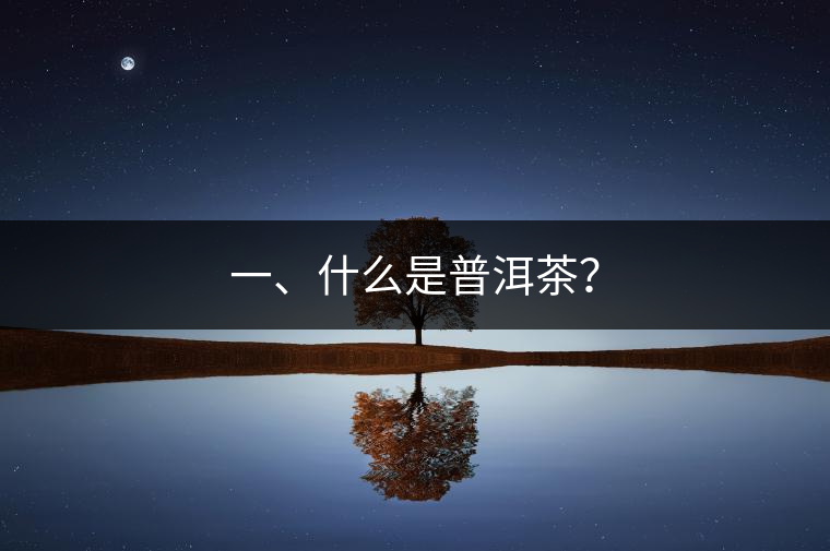 一、什么是普洱茶？