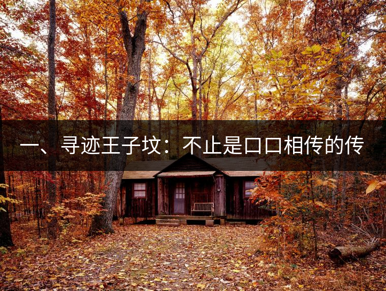 一、尋跡王子墳：不止是口口相傳的傳說，是刻在土地里的歷史