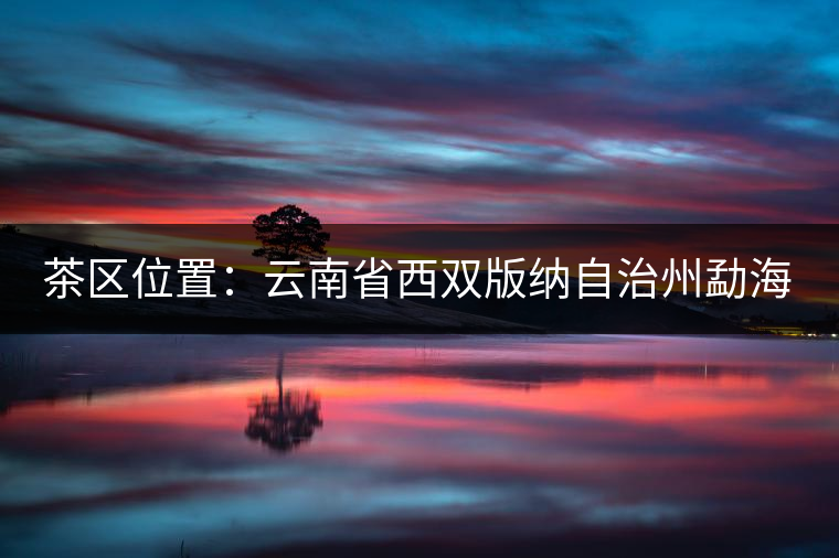 茶區(qū)位置：云南省西雙版納自治州勐海縣西部。